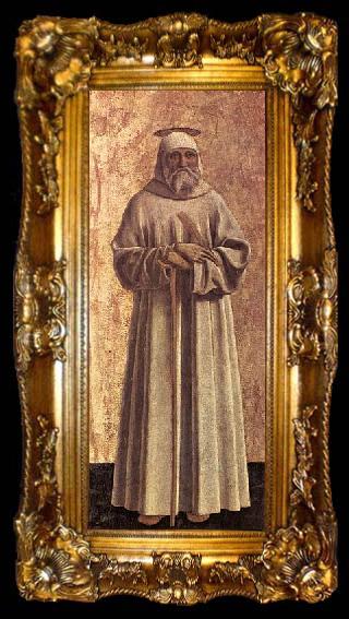 framed  Piero della Francesca St Benedict, ta009-2